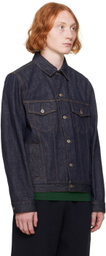 Burberry Indigo Logo Patch Denim Jacket