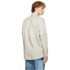 JW Anderson Off-White Relaxed Multi-Pocket Shirt