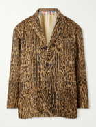 Visvim - Bowen Leopard-Print Silk Blazer - Neutrals