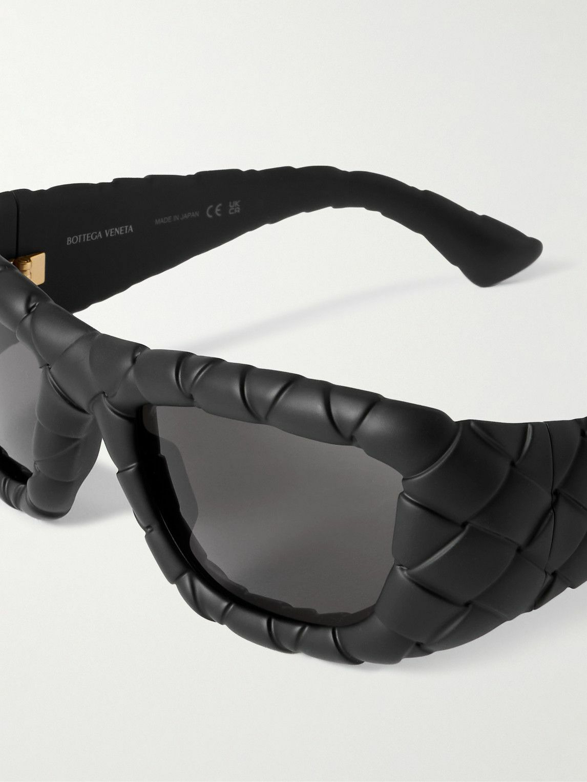 Bottega Veneta - Intrecciato D-Frame Acetate Sunglasses