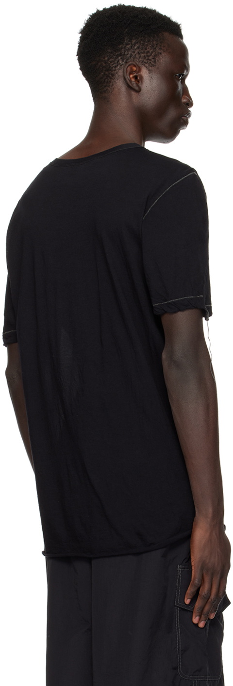 NICOLAS ANDREAS TARALIS Black Thread T-Shirt