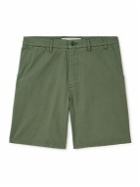 Norse Projects - Aros Straight-Leg Organic Cotton-Twill Shorts - Green