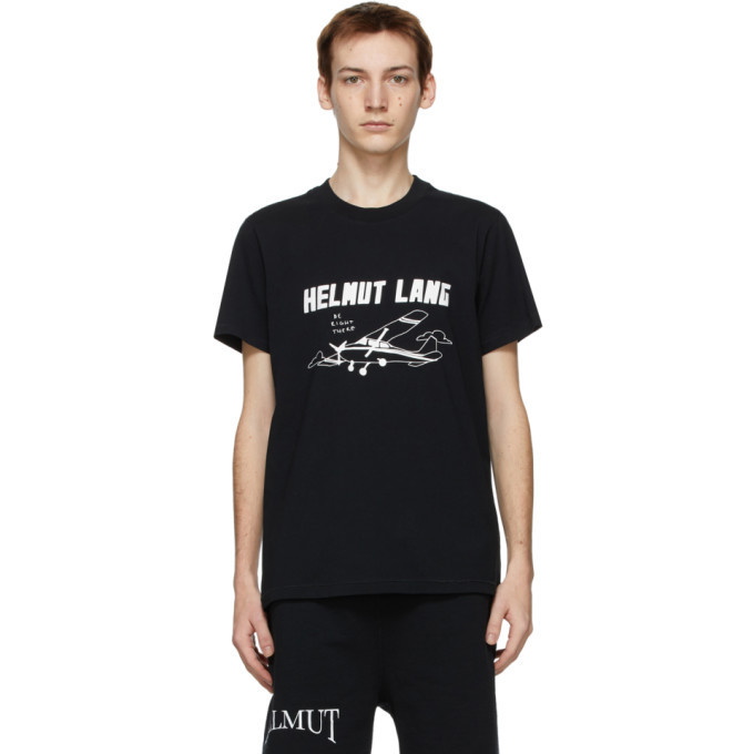 Photo: Helmut Lang SSENSE Exclusive Black Saintwoods Edition Plane T-Shirt