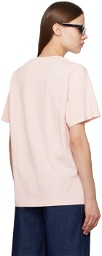 Maison Kitsuné Pink Pop Wave T-Shirt
