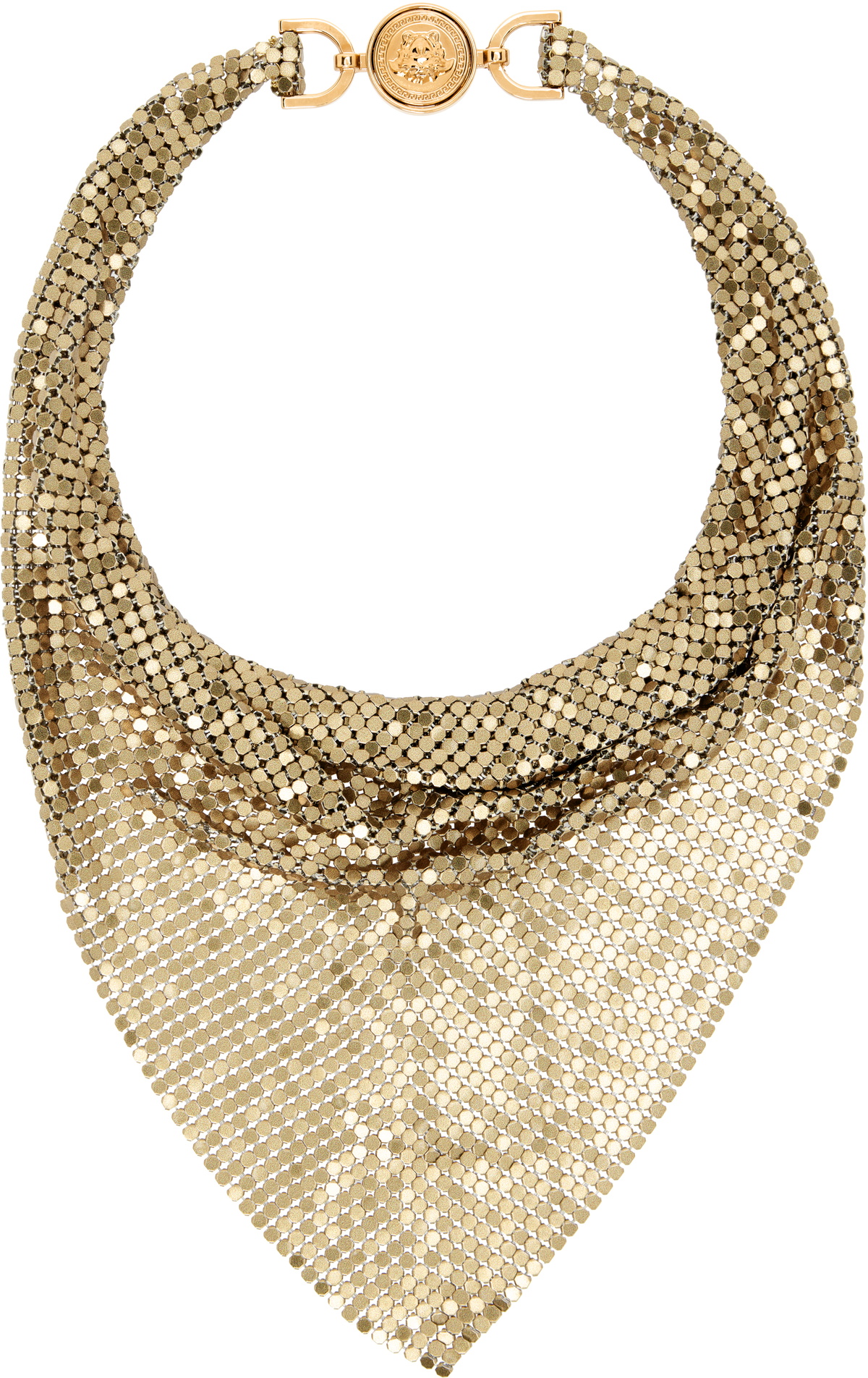 Versace Metal Mesh Bandana Necklace