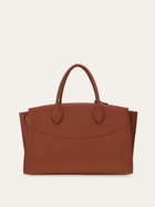 Ferragamo Womens New Ferragamo Studio Soft bag (L) in Brown