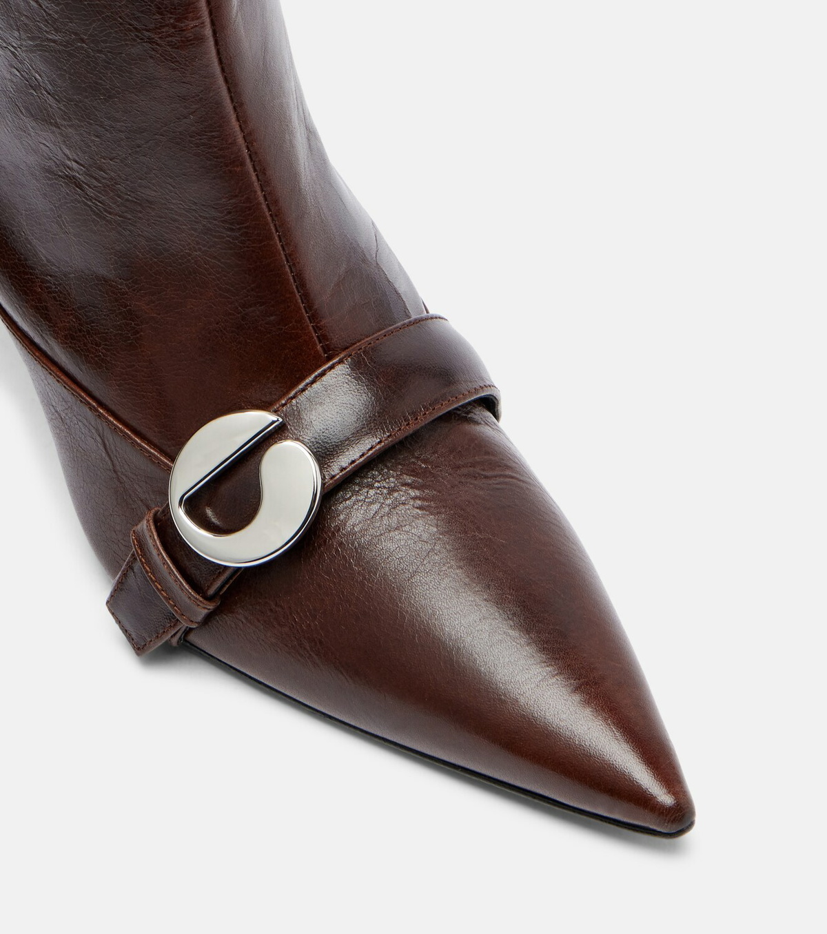 Coperni Belt leather ankle boots