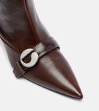Coperni Belt leather ankle boots