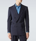 Tom Ford Double-breasted silk blazer