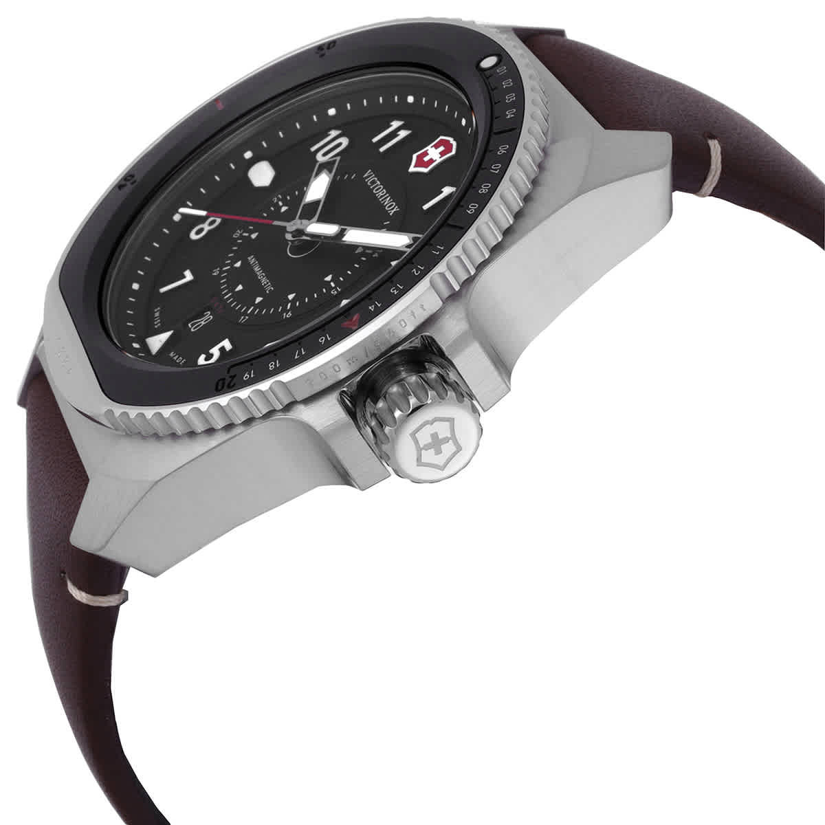 Victorinox Journey 1884 Quartz Black Dial Mens Watch 241976.1