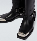 Gucci - Harness leather boots