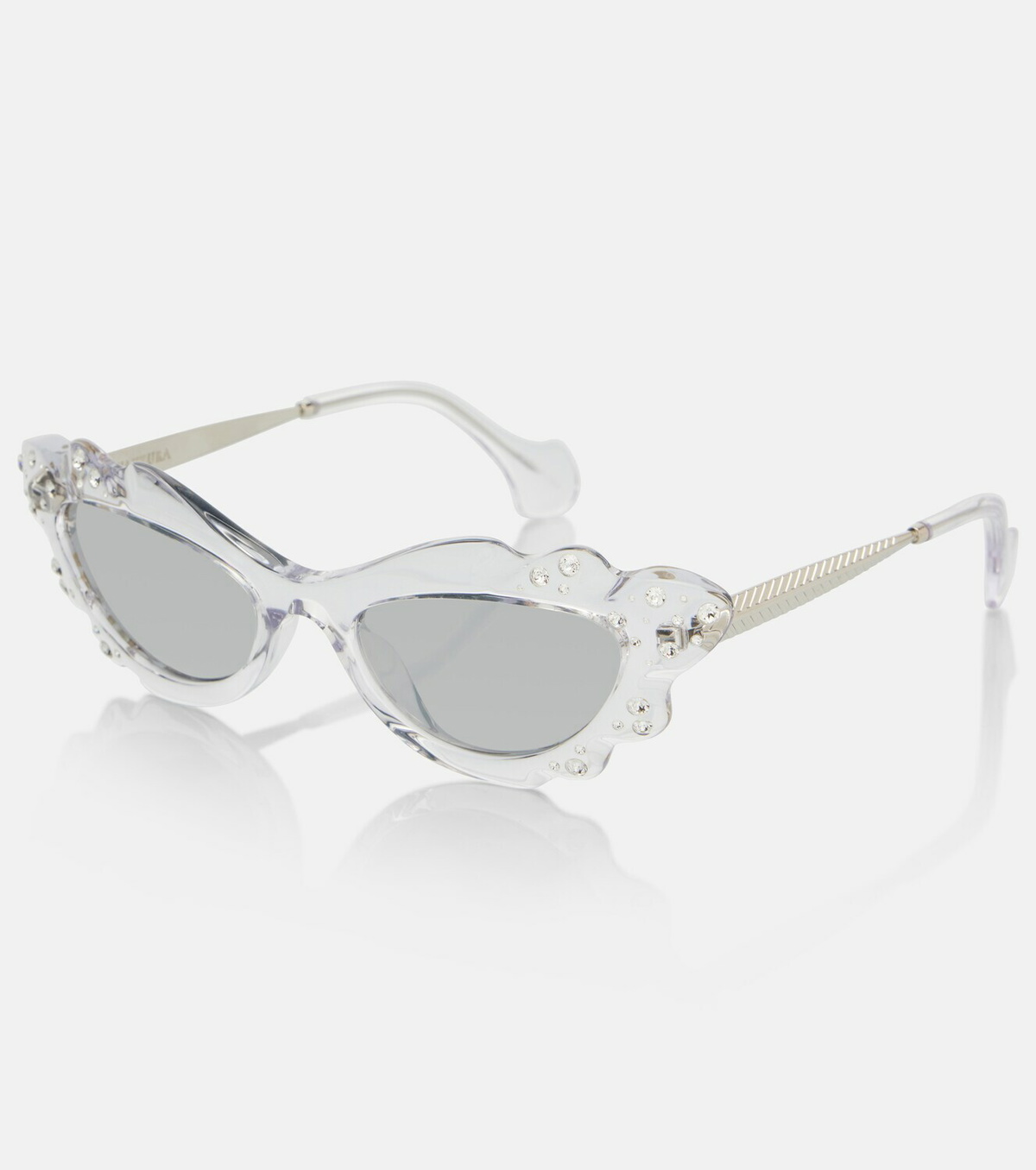 Aquazzura Palm Babe embellished cat-eye sunglasses
