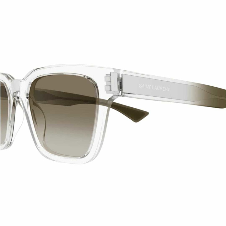 Photo: Saint Laurent Eyewear Sl 790/f005 Crystal Crystal Green