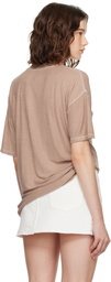 Ksubi Brown Reverse It Oh G S/S T-shirt