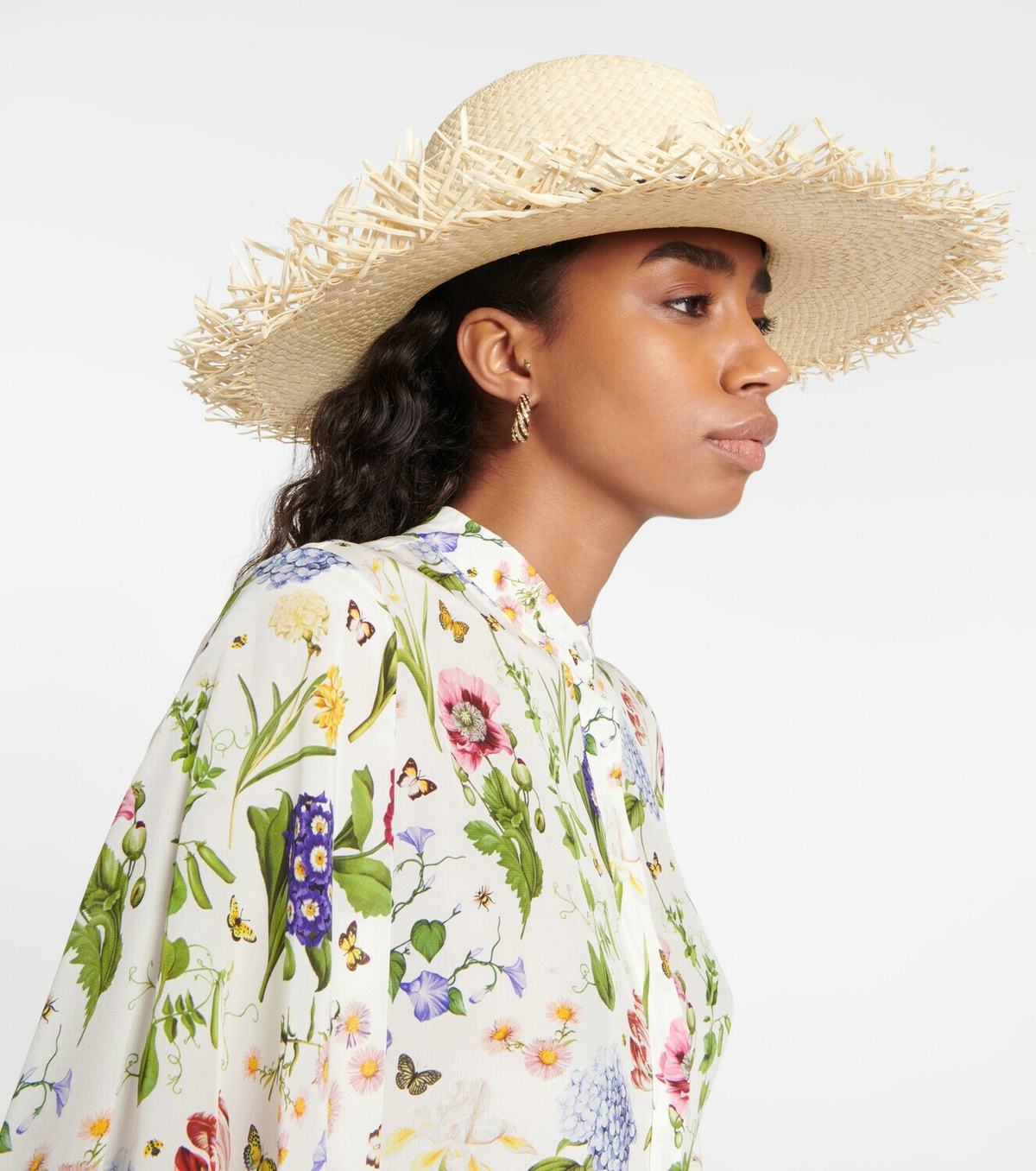 Maison michel zango hat Maison Michel - Zango straw fedora Maison Michel main image 2