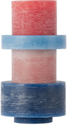 Stan Editions Blue & Red Limited Edition Stack 04 Candle Set