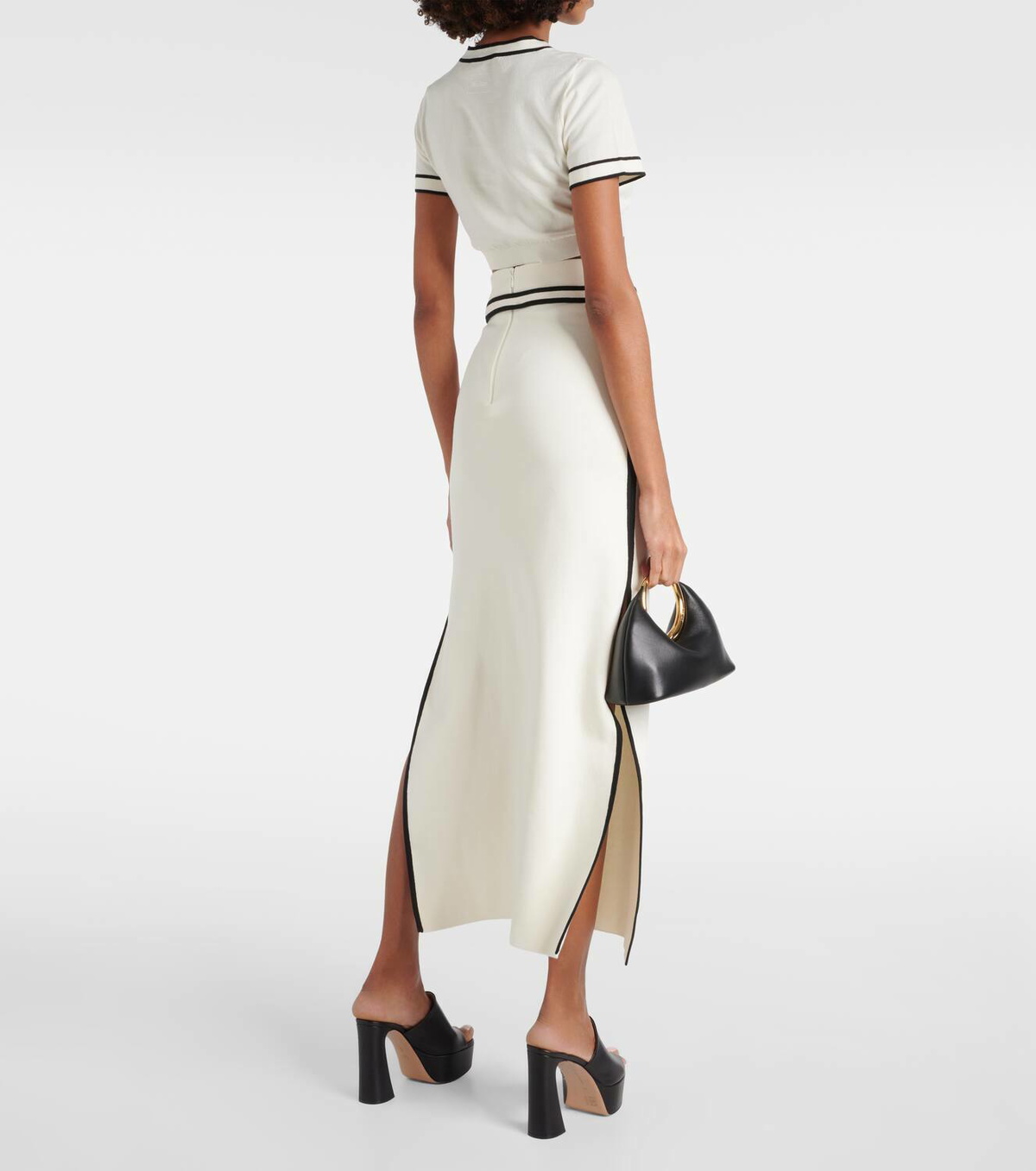 Max Mara Ora cotton-blend maxi skirt