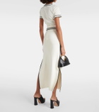 Max Mara Ora cotton-blend maxi skirt