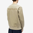 Norse Projects Men's Arne Relaxed N Logo Crew Sweat in Sand