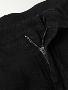 Massimo Alba - Alaccia Straight-Leg Pleated Linen Shorts - Black