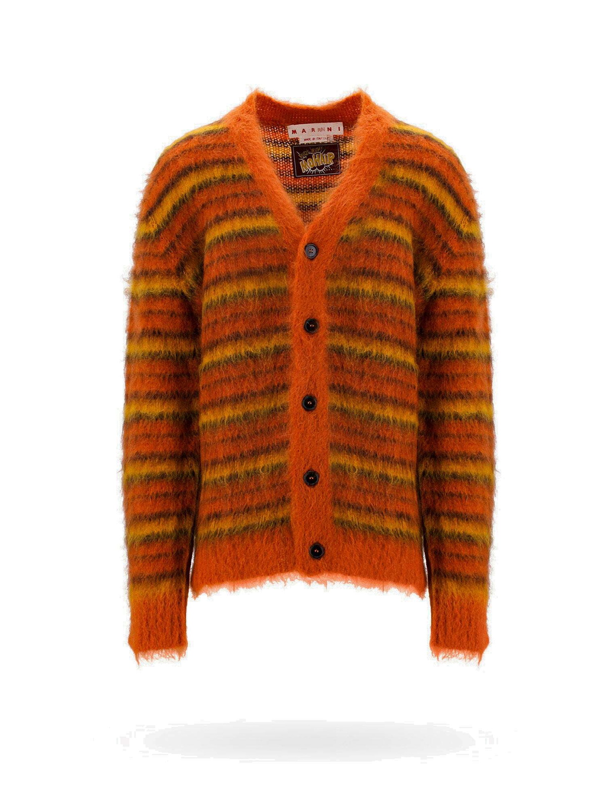 Marni Cardigan con logo jacquard M00723