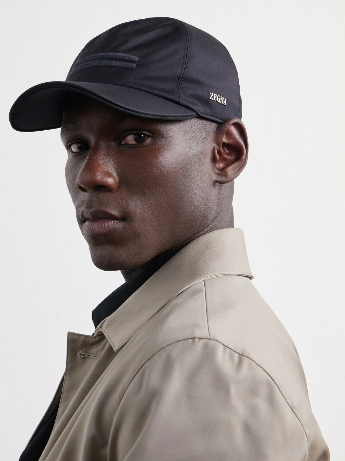 Zegna - Motorin Logo-Embellished Shell Cap - Black