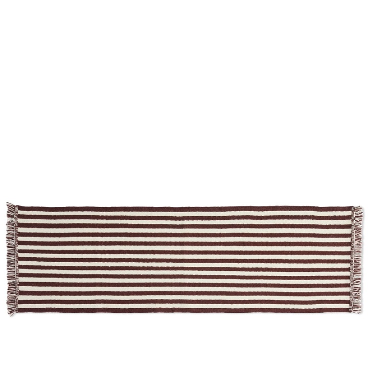 Photo: HAY Stripes Wool Runner 200 x 60 in Cream