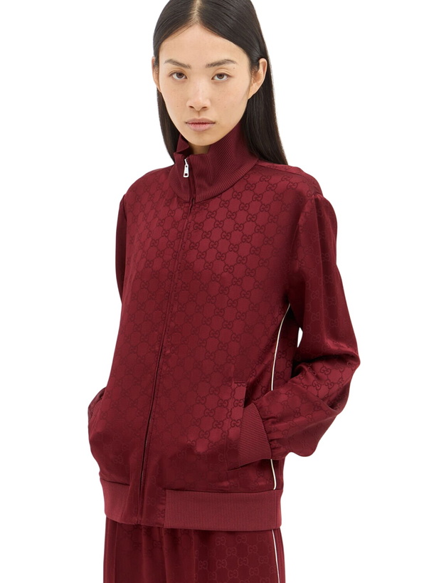 Photo: Gucci GG Jacquard Zip-Up Jacket