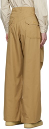 Engineered Garments Beige Drawstring Trousers