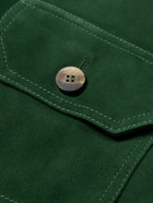 Frescobol Carioca - Ravi Suede Overshirt - Green
