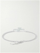 Miansai - Everett Williams Silver and Quartz Chain Bracelet - Green