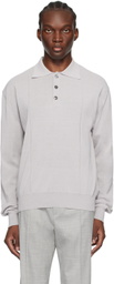 Recto Gray RC Patch Polo