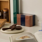 HAY Tin Container - Medium in Brown/Midnight Blue 