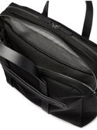 MISMO - Endeavour Leather-Trimmed Nylon Briefcase - Black