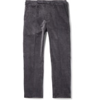 Ralph Lauren Purple Label - Gregory Grey Stretch-Cotton Corduroy Trousers - Gray