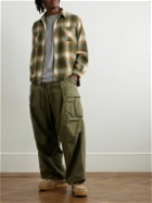 Remi Relief - Jazz Nep Checked Cotton-Blend Flannel Shirt - Green