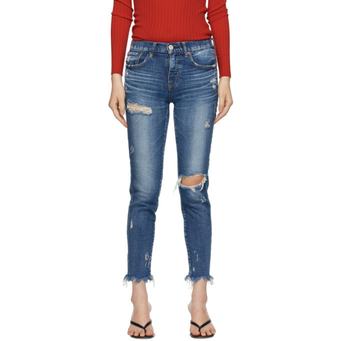 Photo: Moussy Vintage Blue Ridgewood Skinny Jeans