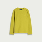 Mellow Clo Men's Everyday Waffle Longsleeve Top in Persian Lime