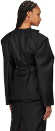 SRVC Black Staff Blazer