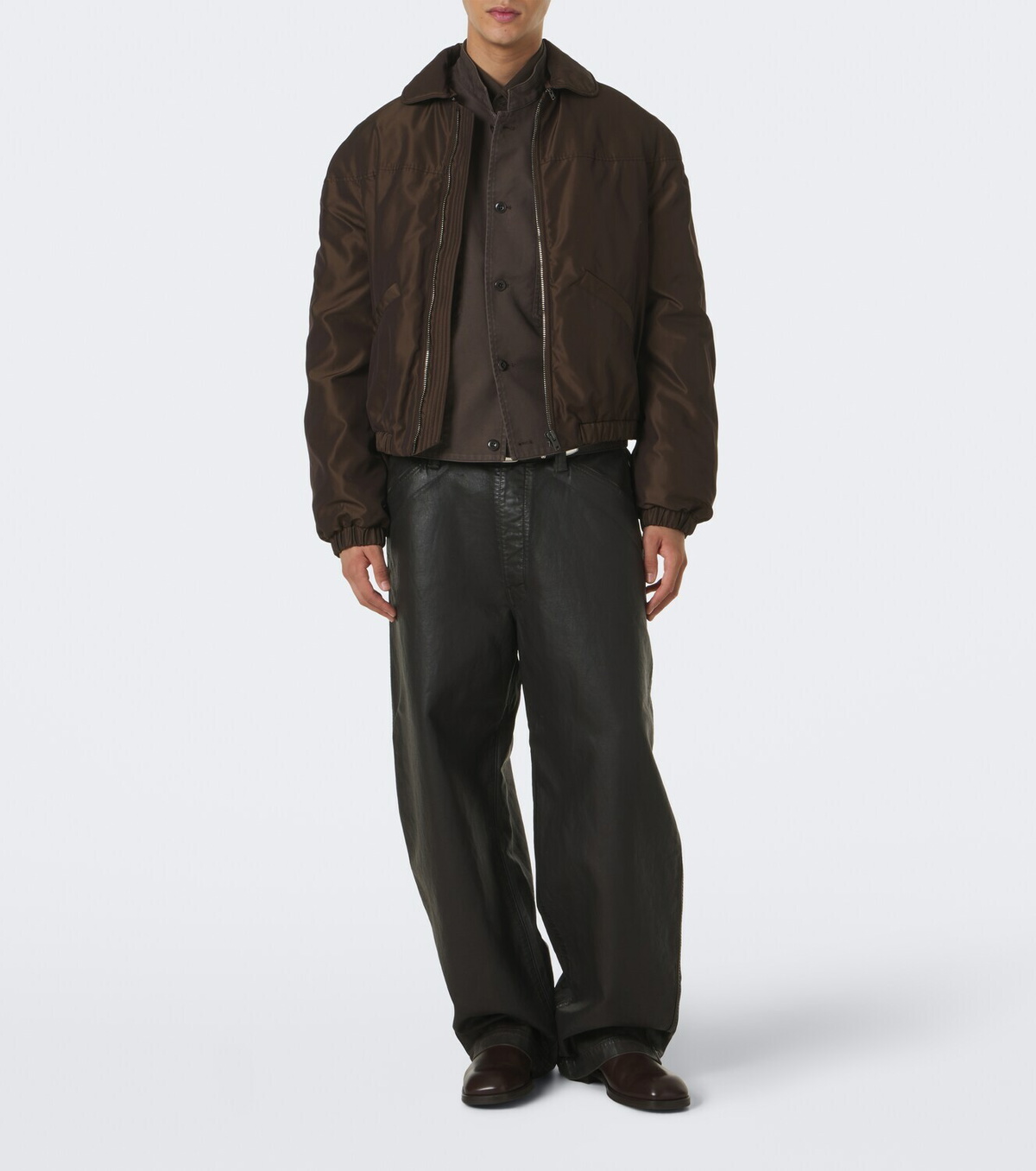 Lemaire Canvas blouson down jacket