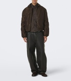 Lemaire Canvas blouson down jacket