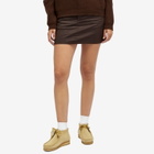 Dickies Women's Mini Work Skirt in Dark Brown