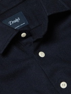 Drake's - Wool Shirt - Blue