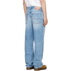 Diesel Blue Relaxed Low Waist 2001 D-Macro Jeans