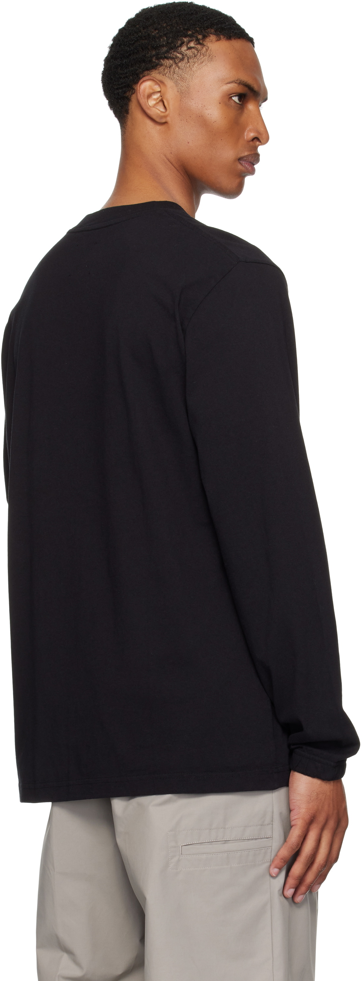 ROA Black Logo Long Sleeve T-shirt