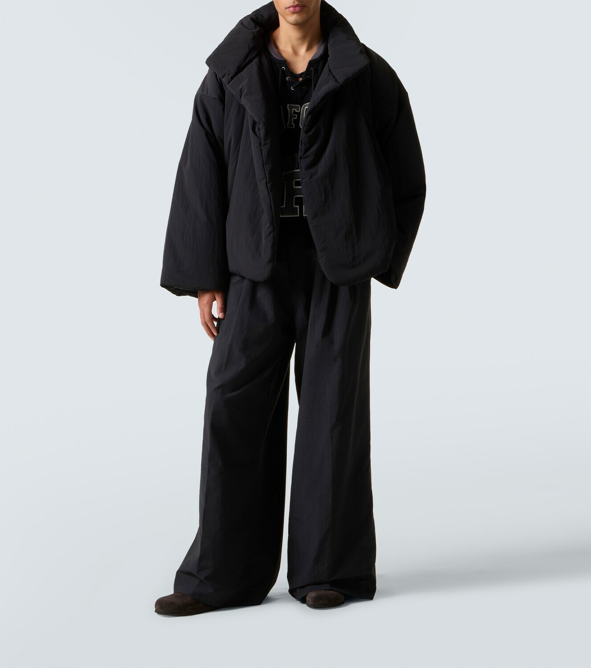 ERL Pleated wide-leg pants