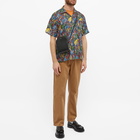 Drake's Men's Camp Collar Holiday Shirt in Leaves