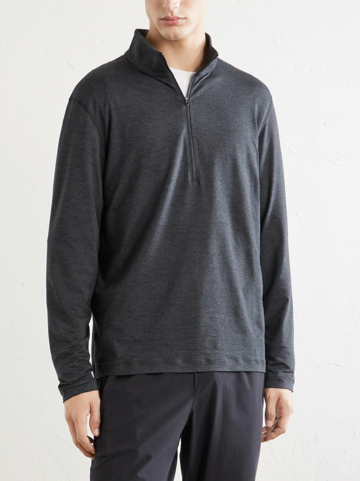 Lululemon - Slim-Fit Recycled Stretch-Jersey Half-Zip Sweatshirt - Gray