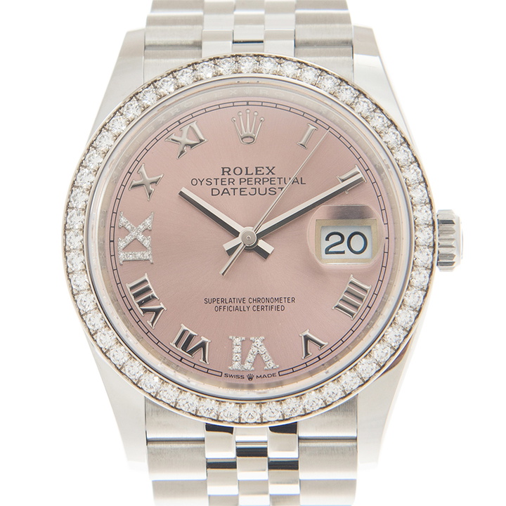 Photo: Rolex Datejust 36 Pink Diamond Dial Automatic Unisex Jubilee Watch 126284PRDJ