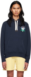 Casablanca Navy Organic Cotton Hoodie